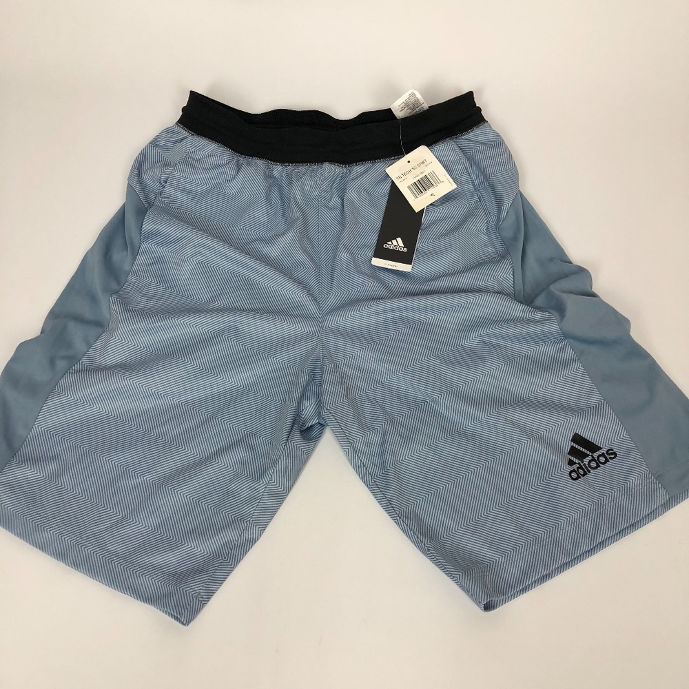 adidas Mens Blue Printed Speed Breaker Tech E1
